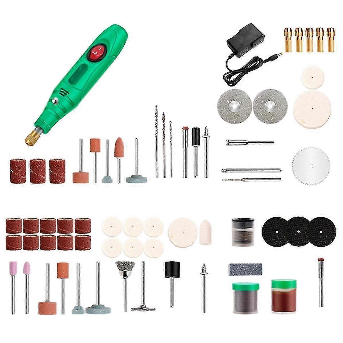 Mini Drill Polishing Engraver Pen Grinder - Electric Rotary Tool for Home Use with EU Plug