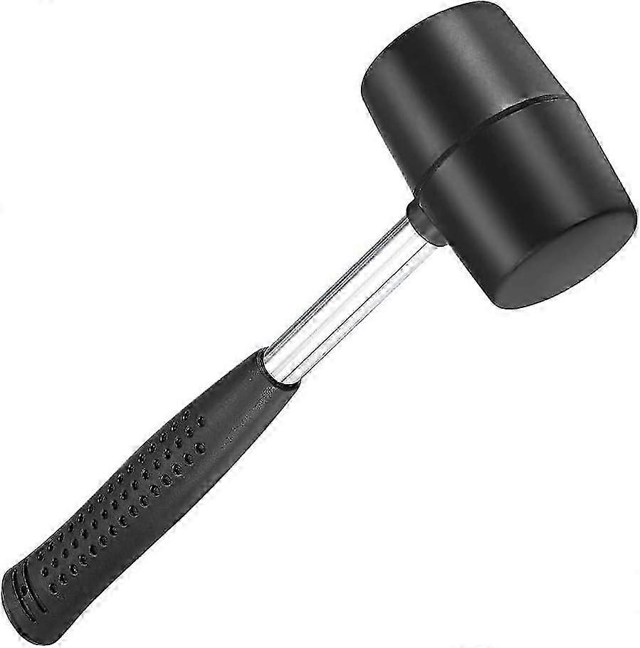 500g Black Rubber Mallet for DIY and Handmade