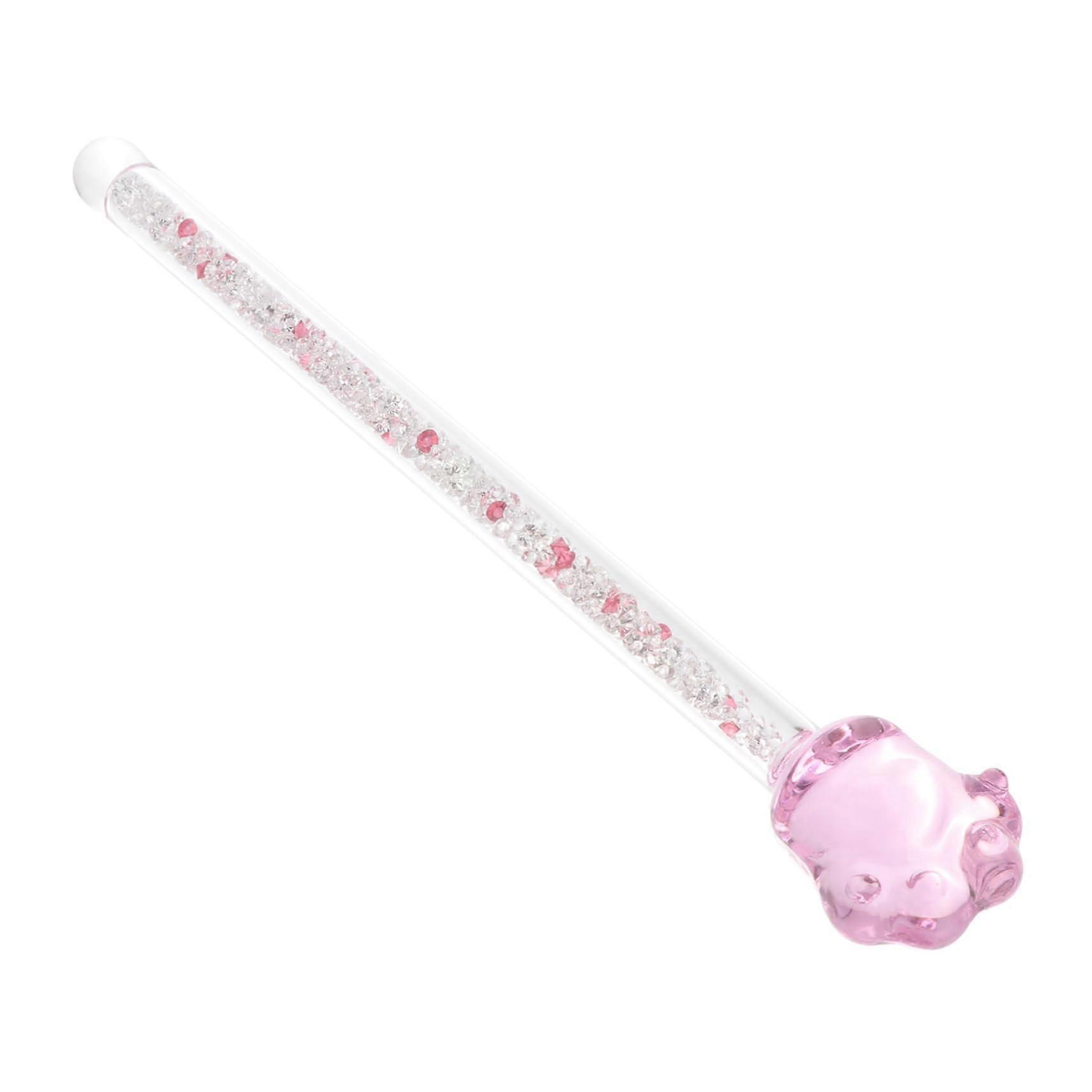 Creative Stirring Rod Shiny Borosilicate Glass Stick for Cocktails Drinks and Home Use 10inch Length Reusable Stirrer for Parties and Events