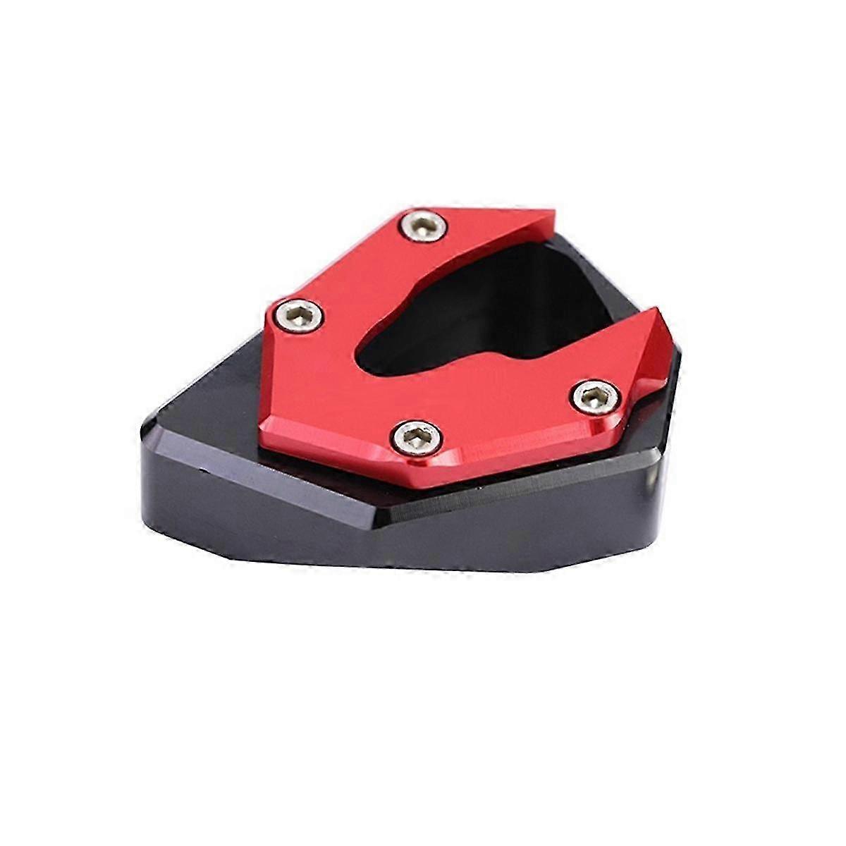 Kickstand Pad Extender - Motorcycle Side Stand Extension with Enlarged Support Plate for 310M (Red)