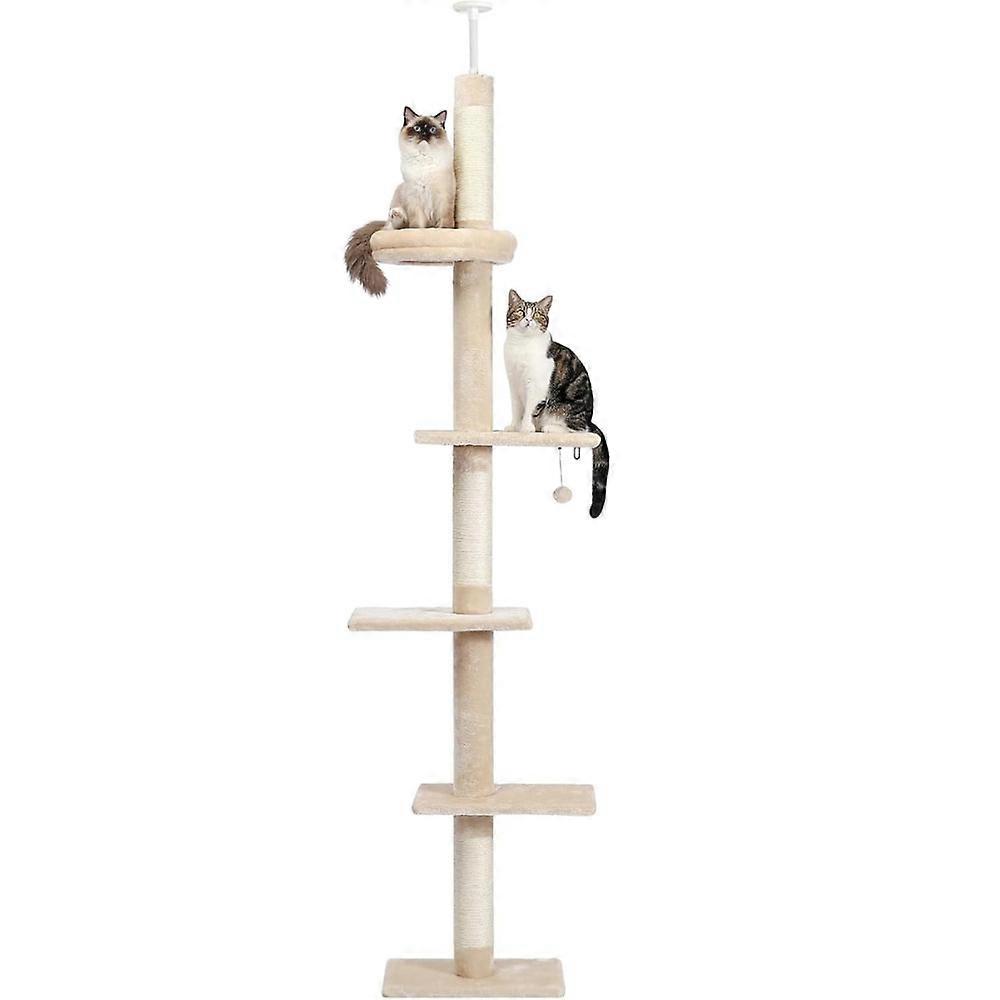 Cactus Cat Tree Floor To Ceiling For Indoor Furniture & Scratchers