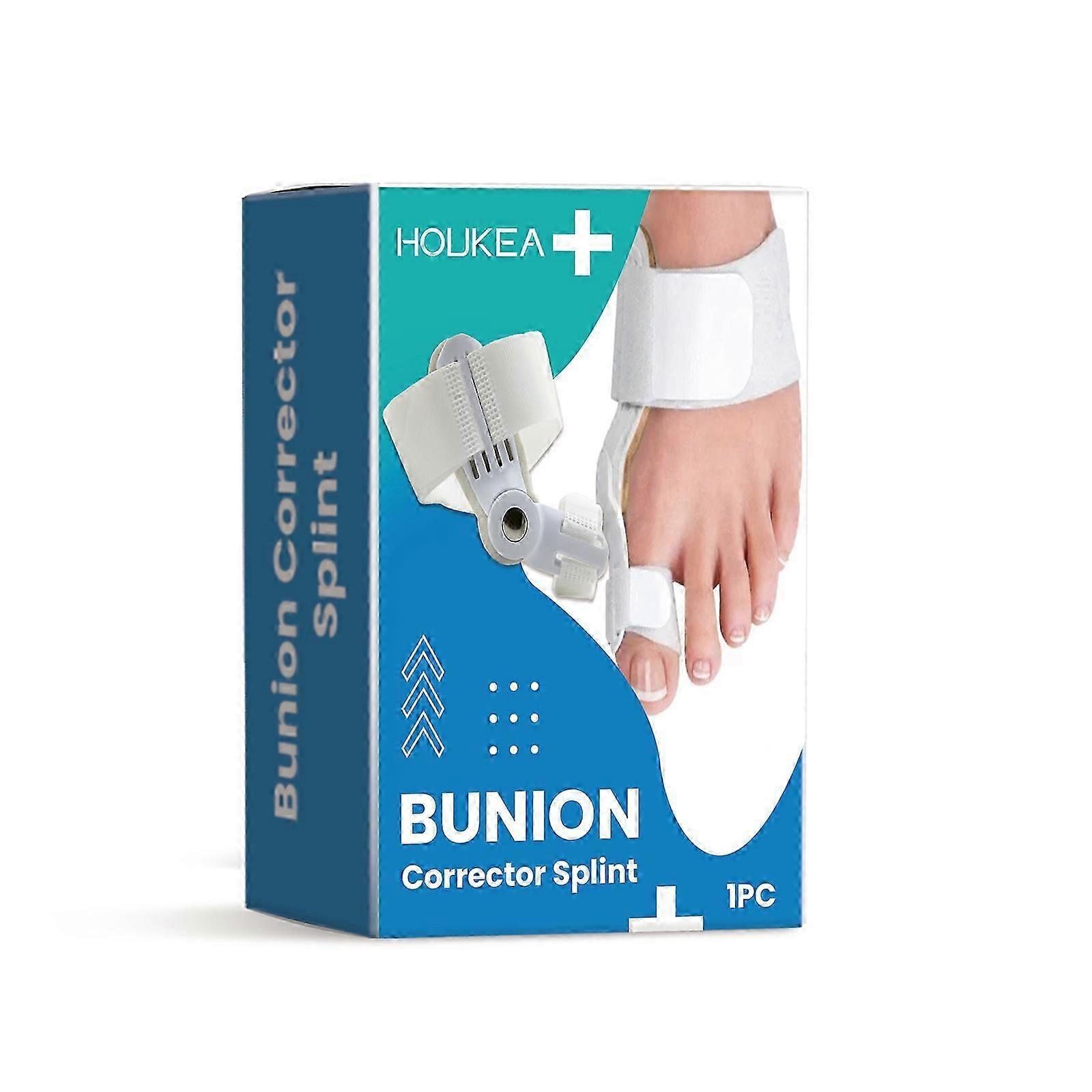 Houkea toe fixation care device hallux valgus relieve foot discomfort toe stretching and separation care device