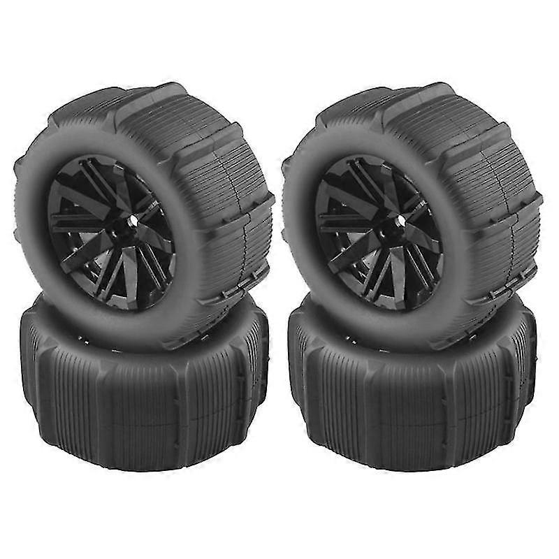 4Pcs 80Mm Snow Sand Tire Wheel for SCY 16101 16102 Pro 144001 144010 12428 124019 HBX 16889 SG1601 H16 16207