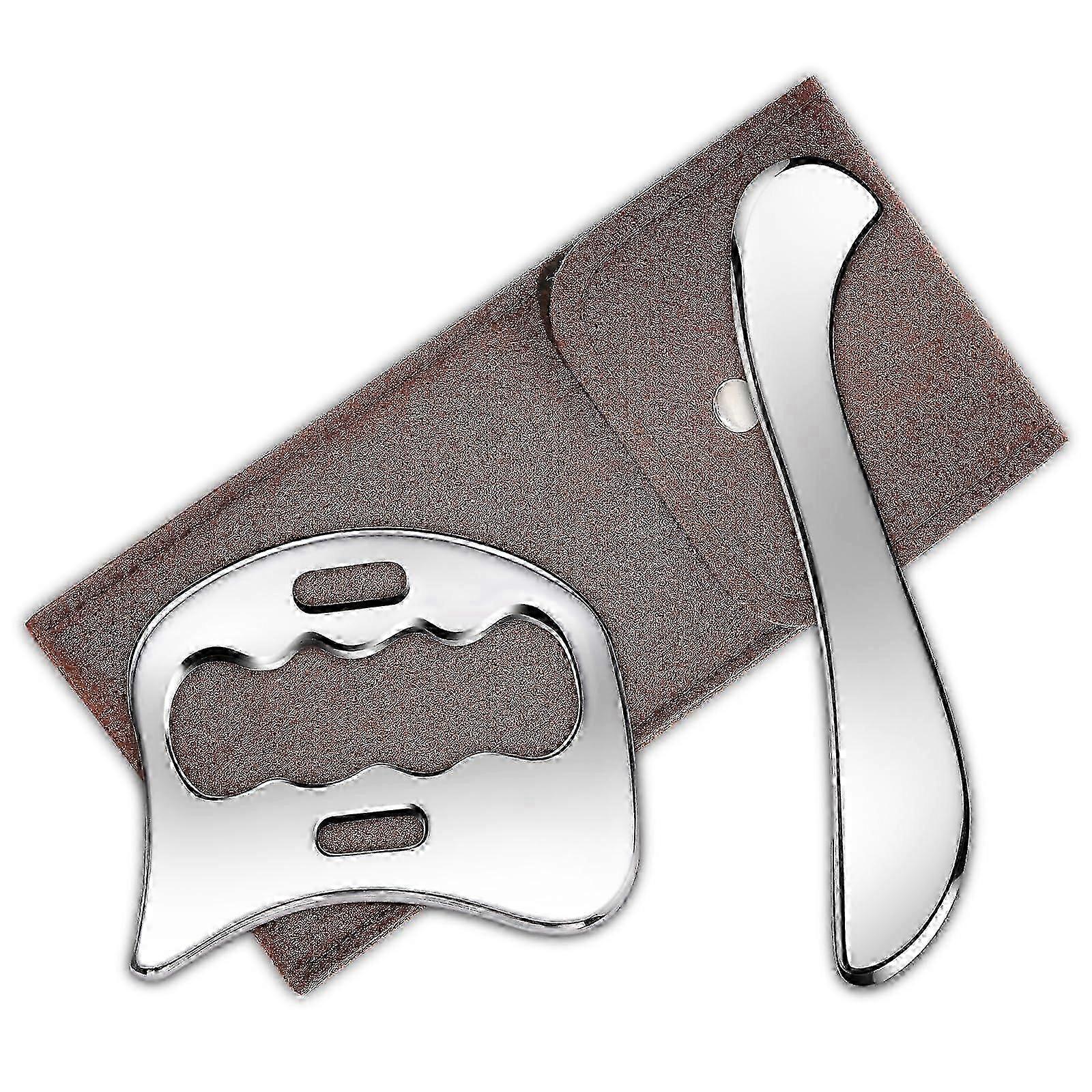 2 in 1 ステンレス鋼グアシャマッスルスクレーパー