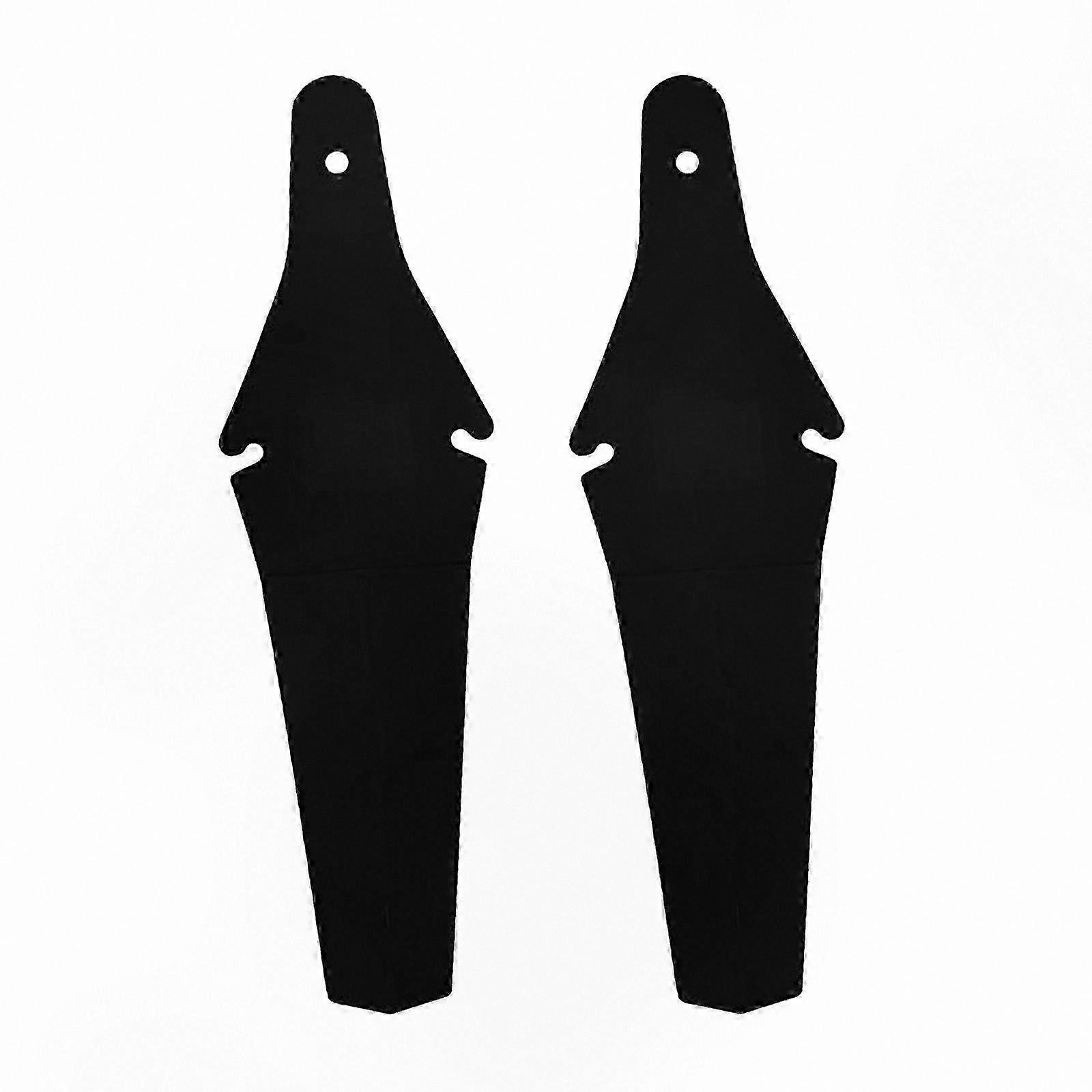 Pair of White Bicycle Mudguards - Easy-to-Install Cycling Replacement Fenders for Quick Setup