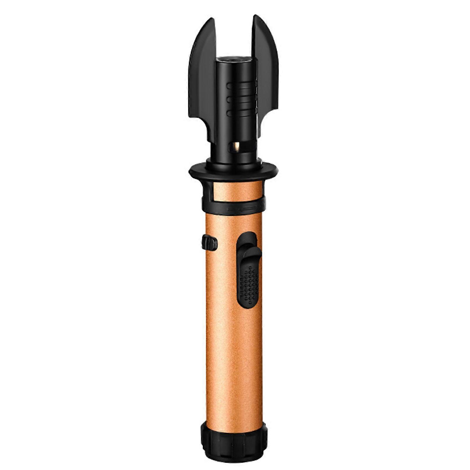 Portable Windproof Butane Lighter For Kitchen Baking Outdoor Camping BBQ Ignition Tool for Camping