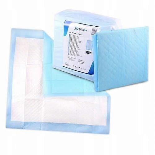 Sanitary absorbent pads, 60x90, 50 pieces, five-layer design for water absorption and waterproofing