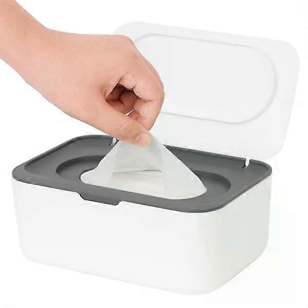 Wet wipe dispenser, 80 sheets, anti-evaporation and easy to operate with one hand