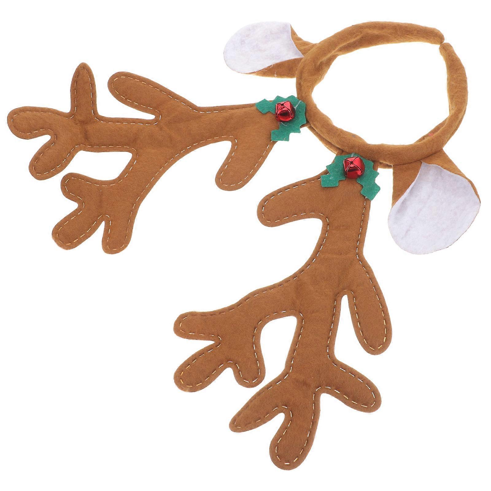 Reindeer Antler Headband for Easter and Christmas Parties Coffee