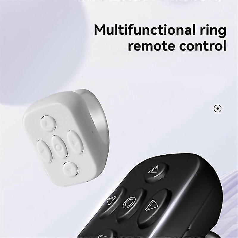 For Wireless Bluetooth Air Mouse Mobile Selfie Lazy Instant Remote Control Ring Music Video Controll