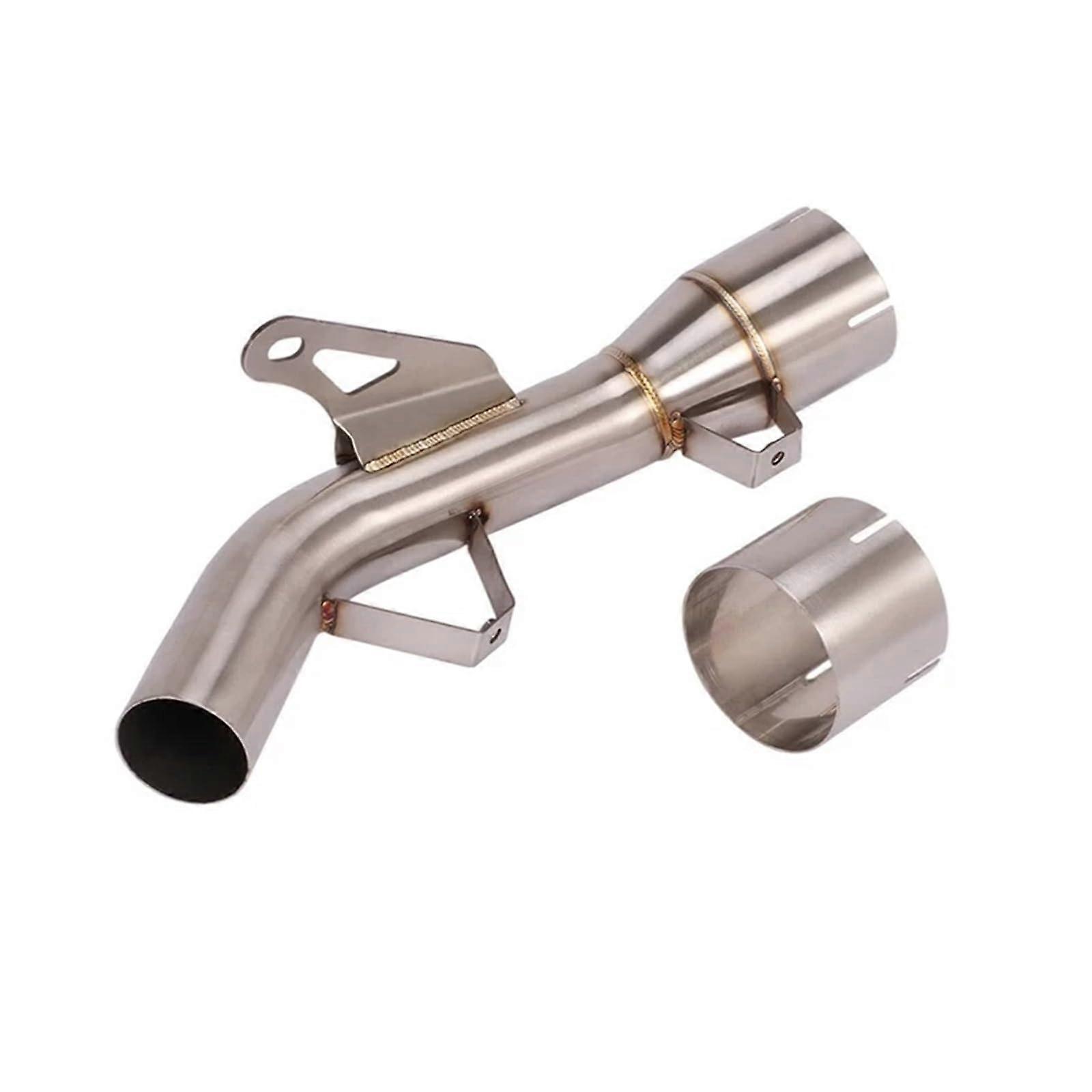Motorcycle Muffler Pipe Compatible With Kawasaki Z900 Z900E 2017-2020 Exhaust Link Pipe Durable Modified Accessory