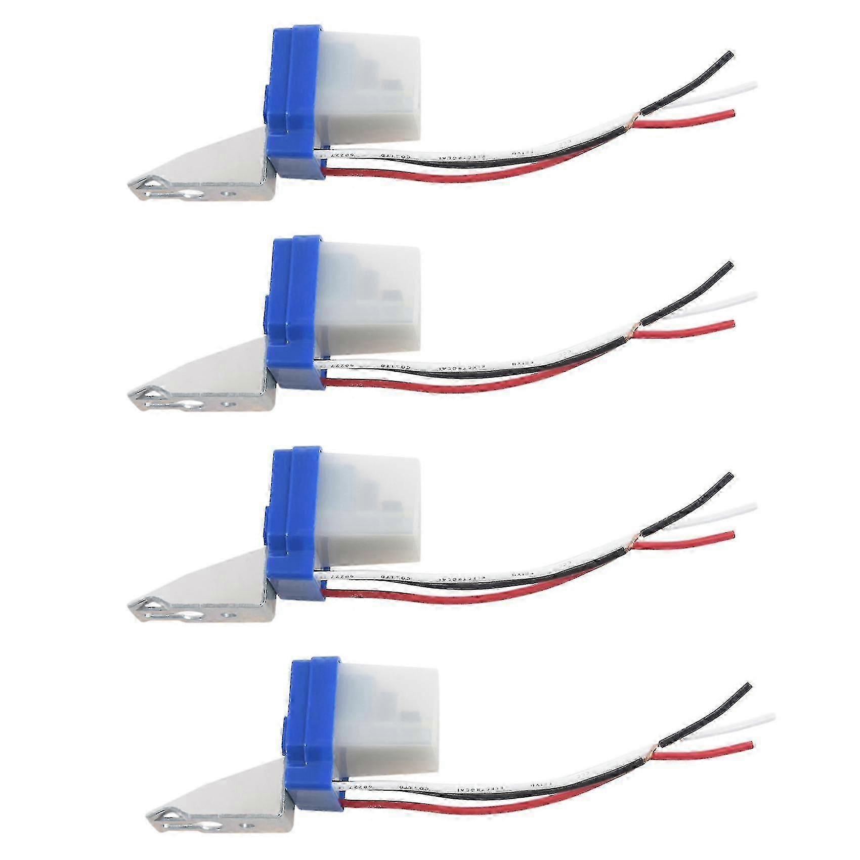 4x Ac Dc 12v 10a Automatic Lamp Switch Light Sensor Switch-YUHAO