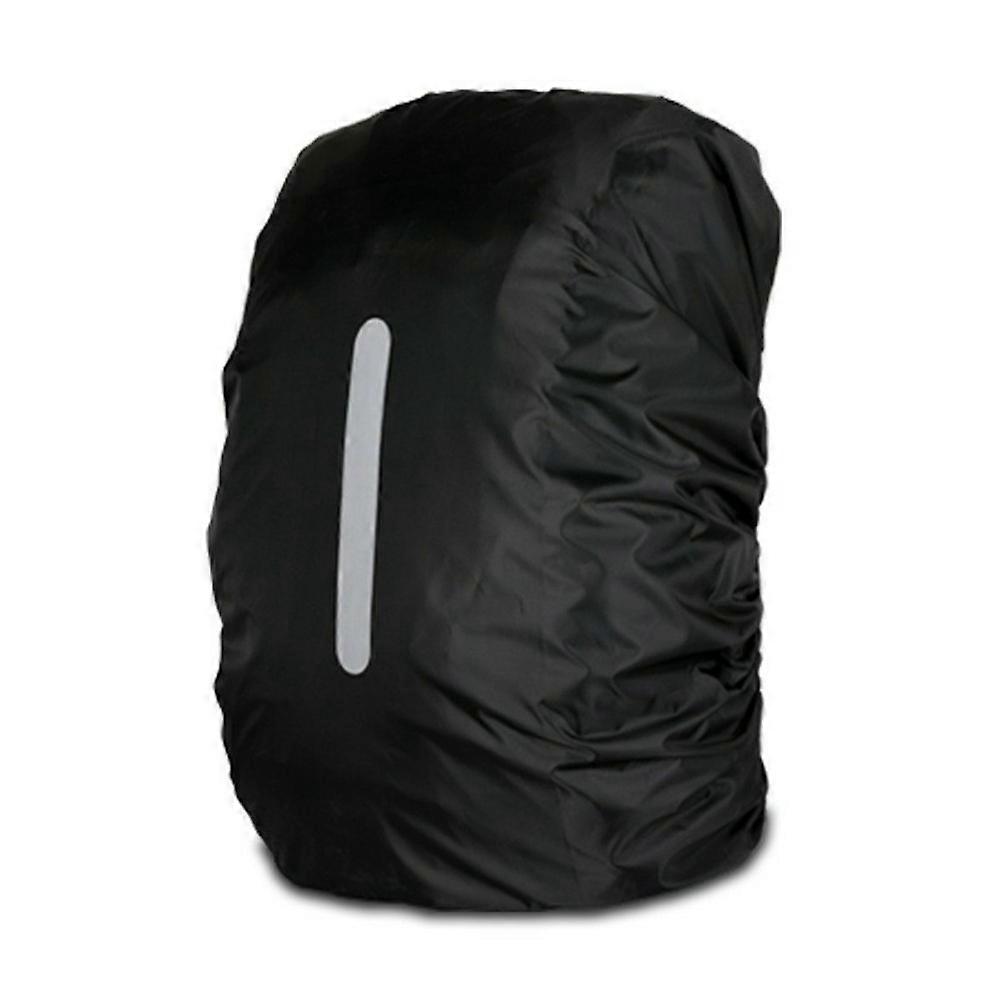 190T Polyester Taffeta Outdoor Backpack Rain Cover Waterproof Reflective Bag Protector, M for 40-50L