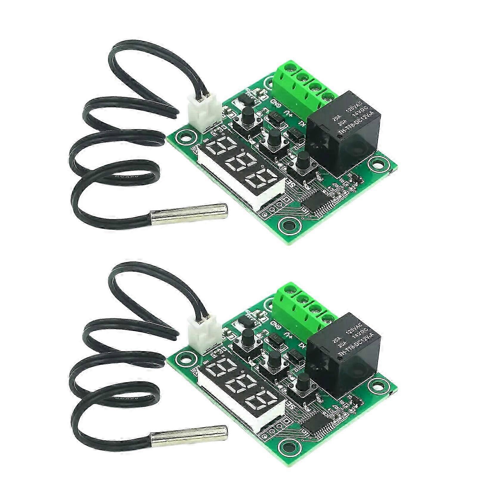 2025 High Performances 12V Thermostats for Air Conditioner Featuring LED Screen and Adjustable Temperature Control Ranges