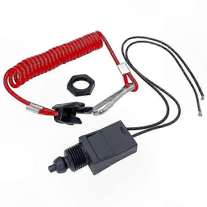Engine Safety Kill Switch and Lanyard Replacement for Outboard Motors Compatible with 585134, 432230, MP28870