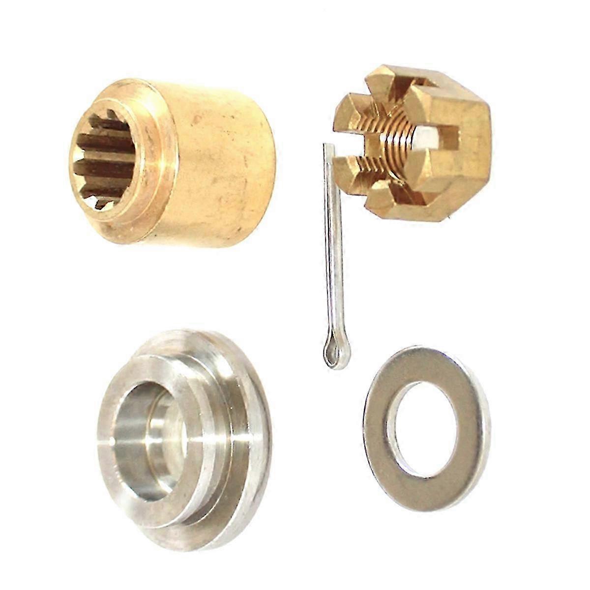 Propeller nut spacer for Yamaha 30 HP 2-stroke outboard engine locking pin