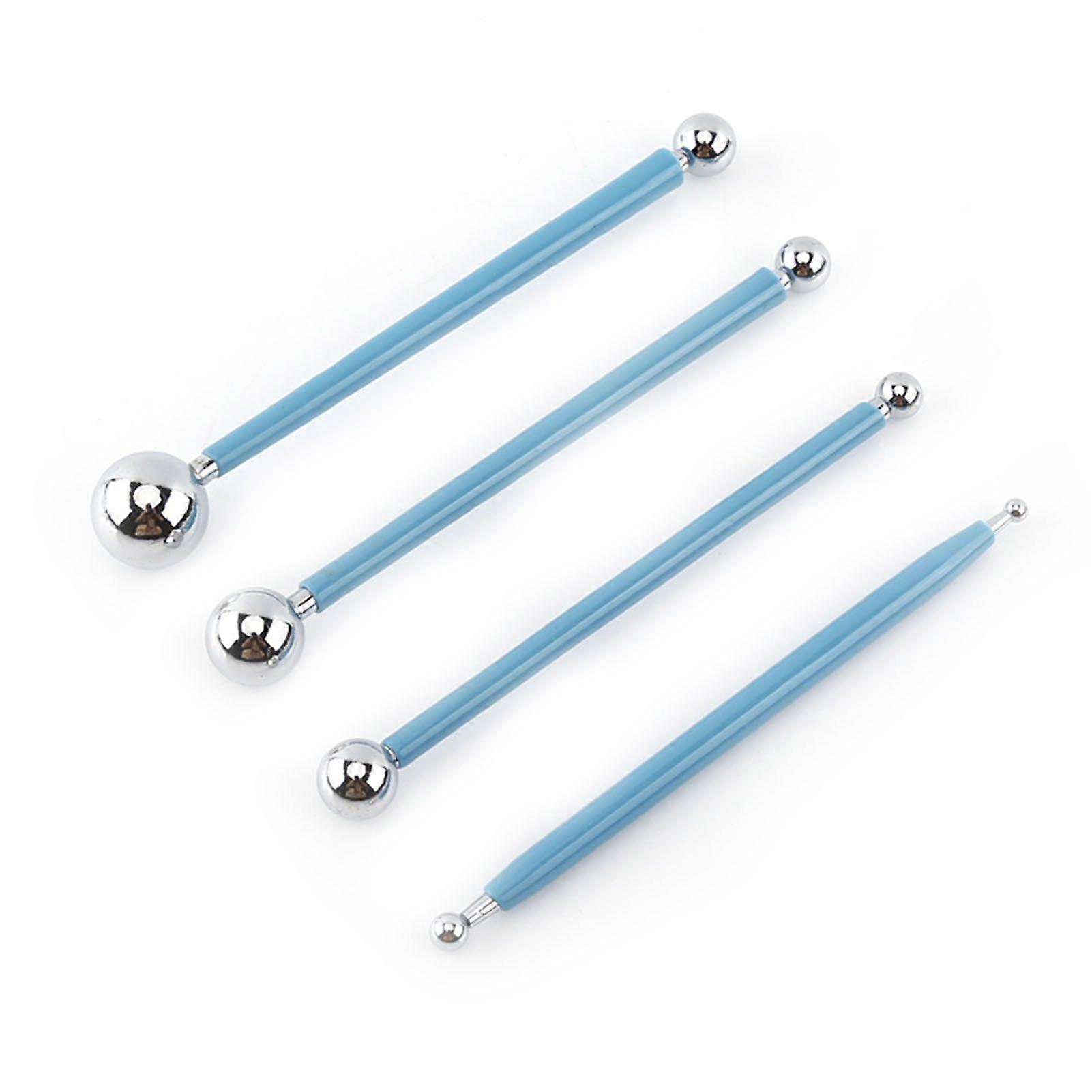 Stainless Steel Ball Shape Modeling Tool Set Clay Sculpey Smooth Tools
