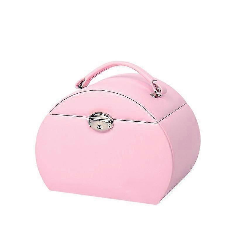 1 lockable jewelry box, 22.515.517cm, purple, for increased security