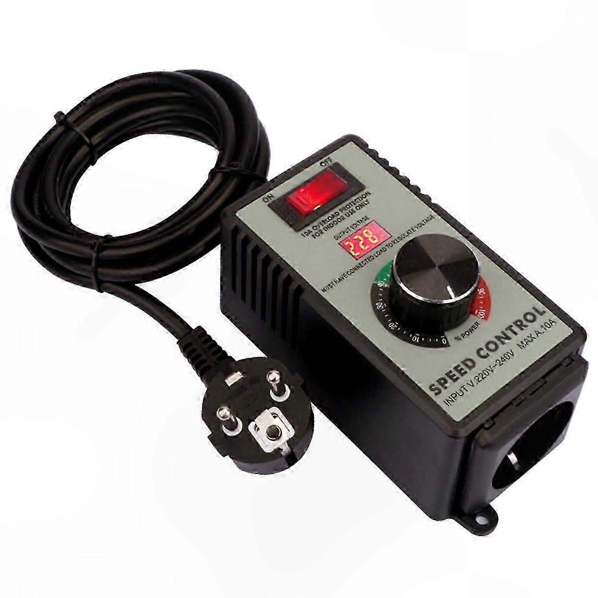Variable Speed Control Switch for Angle Grinders, AC220V-250V, 4000W Max Power, EU Plug-Compatible Hand Tool Accessory