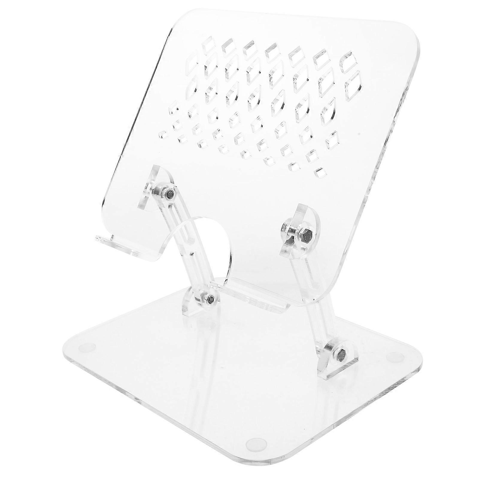 Acrylic Laptop Stand for Desk Clear Multi-Function Tablet Holder 2Pcs