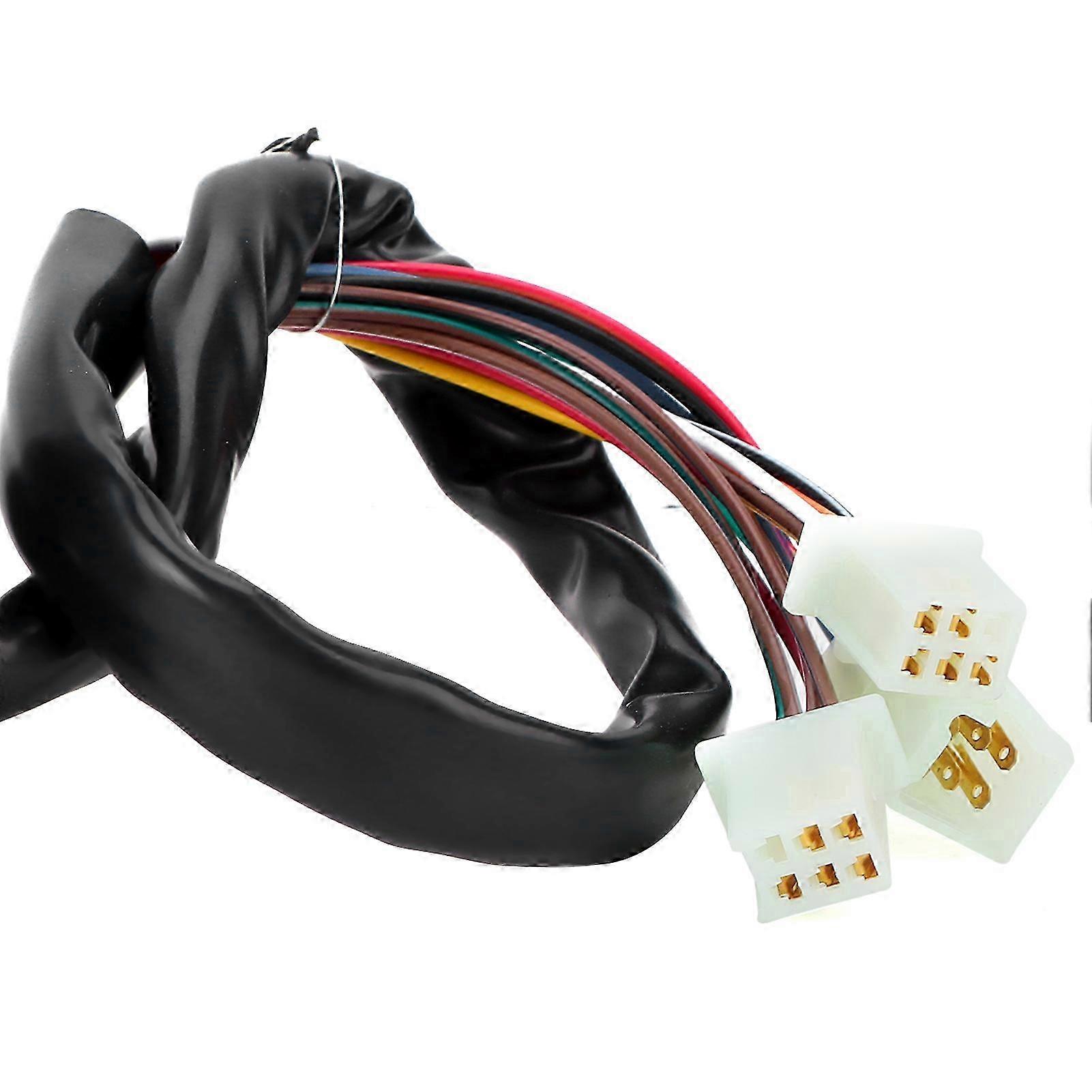 22mm Handlebar Switch High/Low Beam Light Turn Signal Ignition Waterproof Control Button