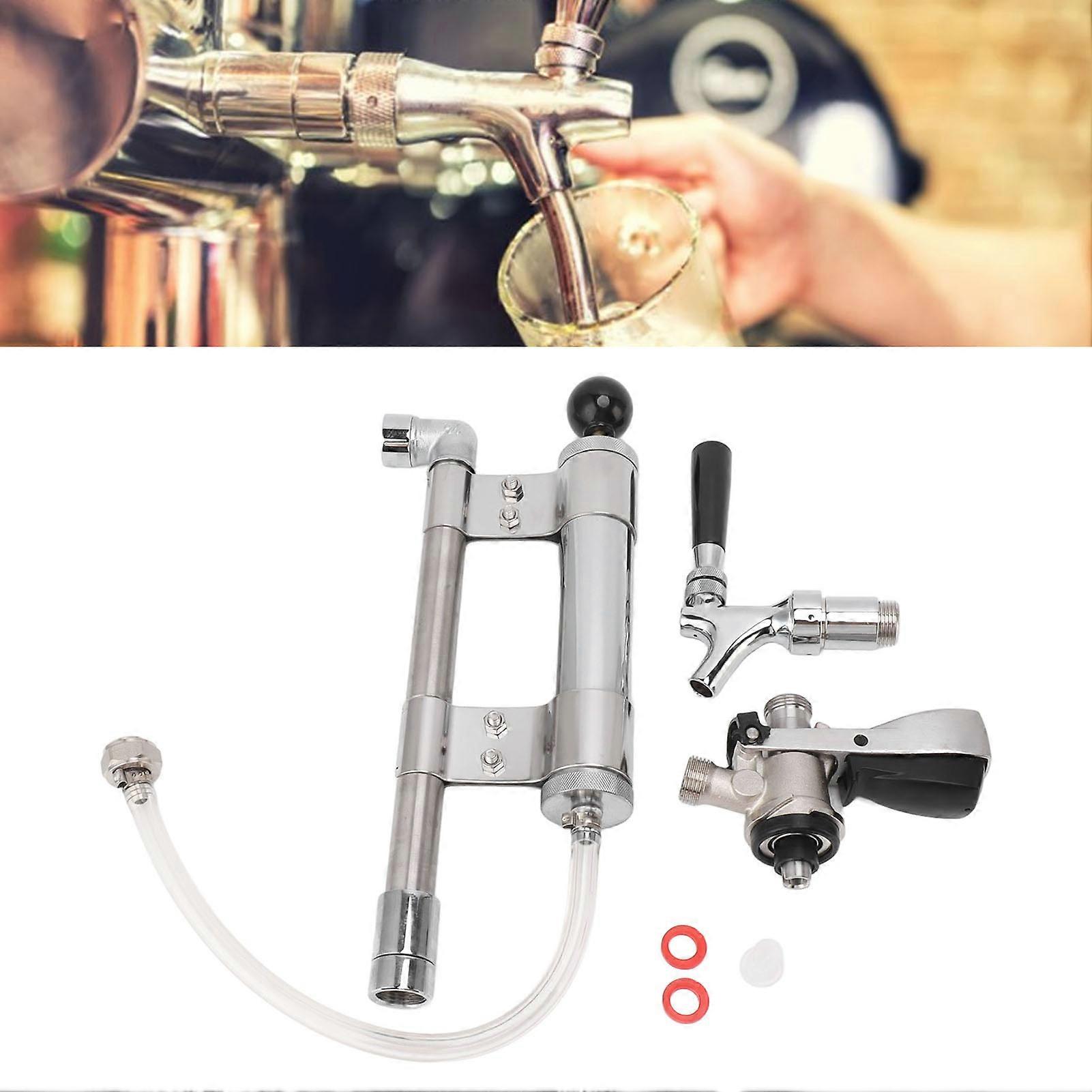 ビール蛇口付き 8 インチステンレススチール製ケグパーティーポンプ、 83.9 オンス