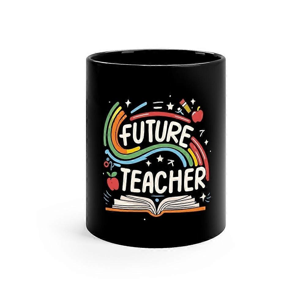 Future Teacher Educator 11oz Schwarze Tasse