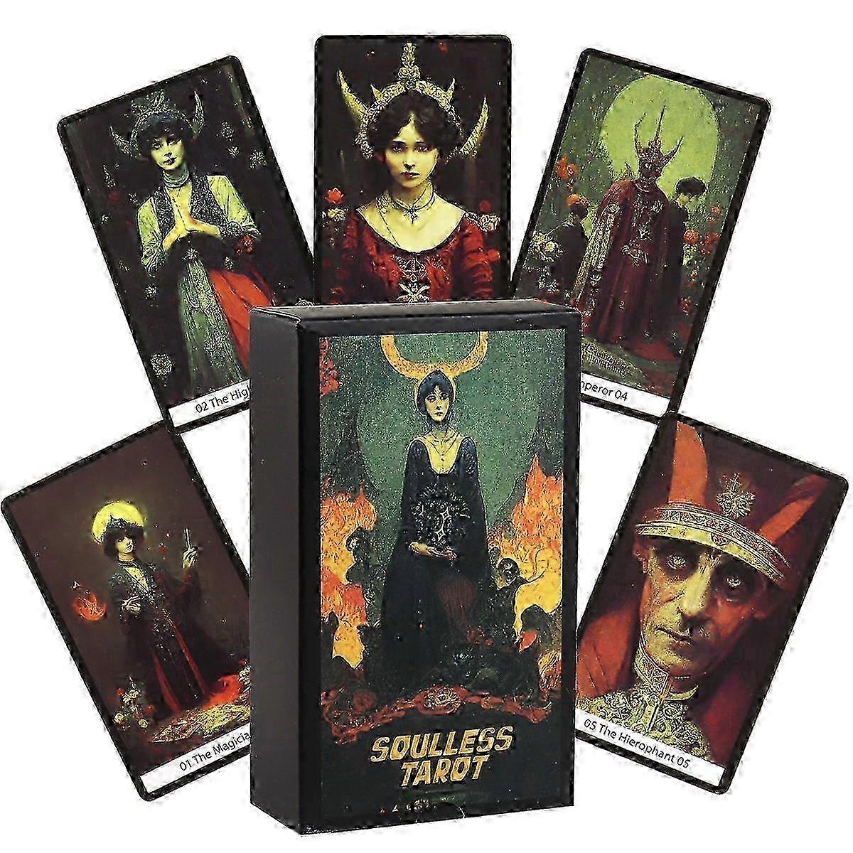 Soulless Tarot Deck: Dark Intuition Tarot Cards for Readings