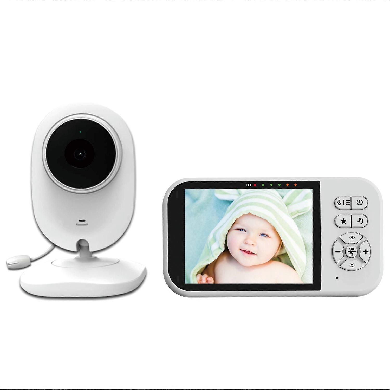 TKdaddy SP316 3.5 Inch Baby Monitor Two-Way Audio Intercom 320P Display Camera Night Vision for Home AU Plug