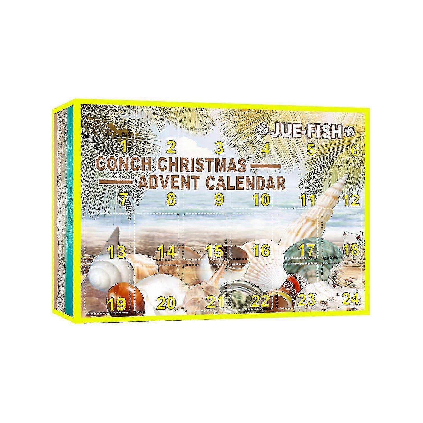 Conch Blind Box*Decompression Christmas Countdown Calendar Blind Box Set Children's Christmas Gift
