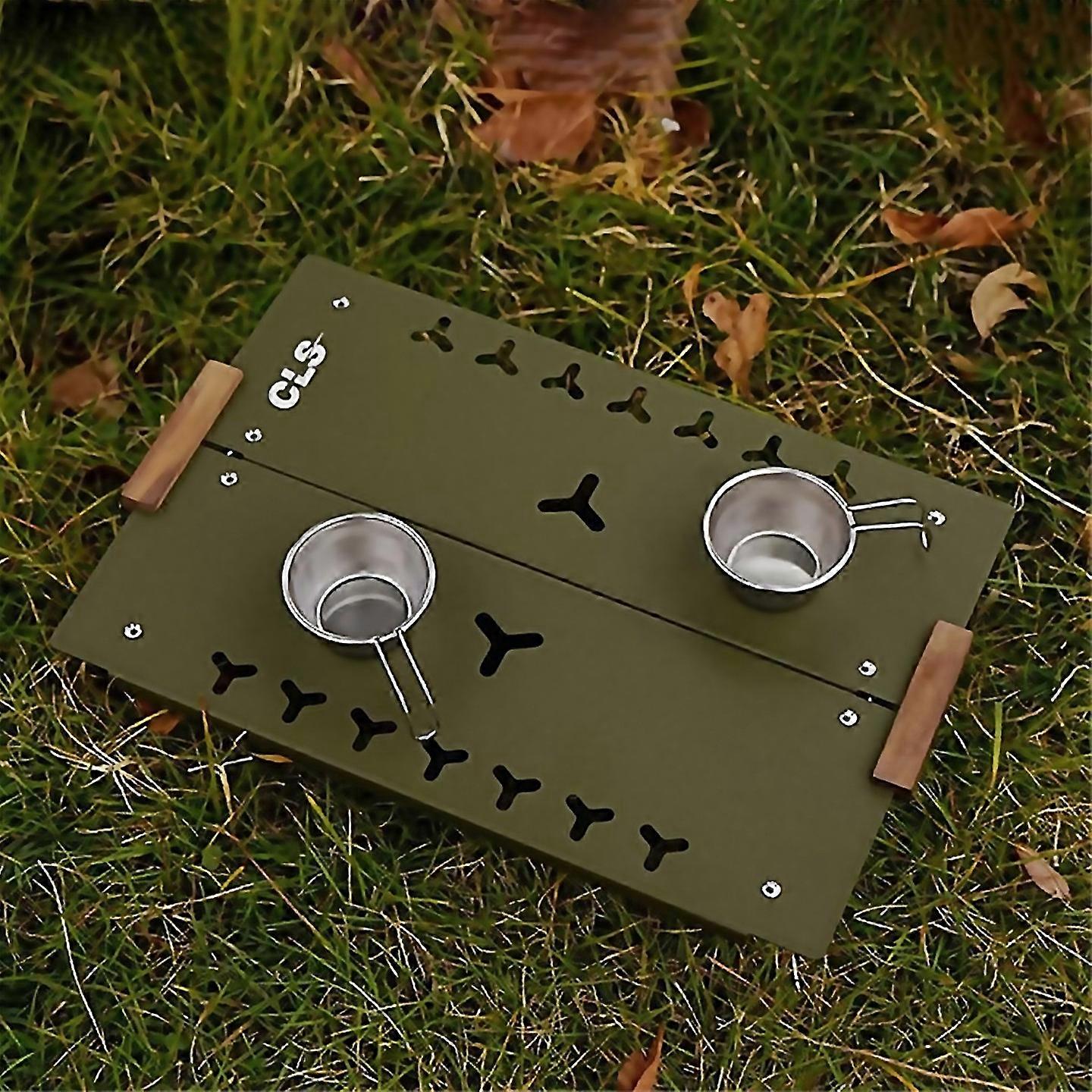 For Outdoor Single Picnic Mini Tables Green