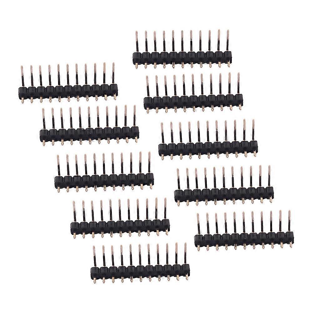 Pin Header Connector 11 Pin Single Row Male Header for Prototype 10Pcs