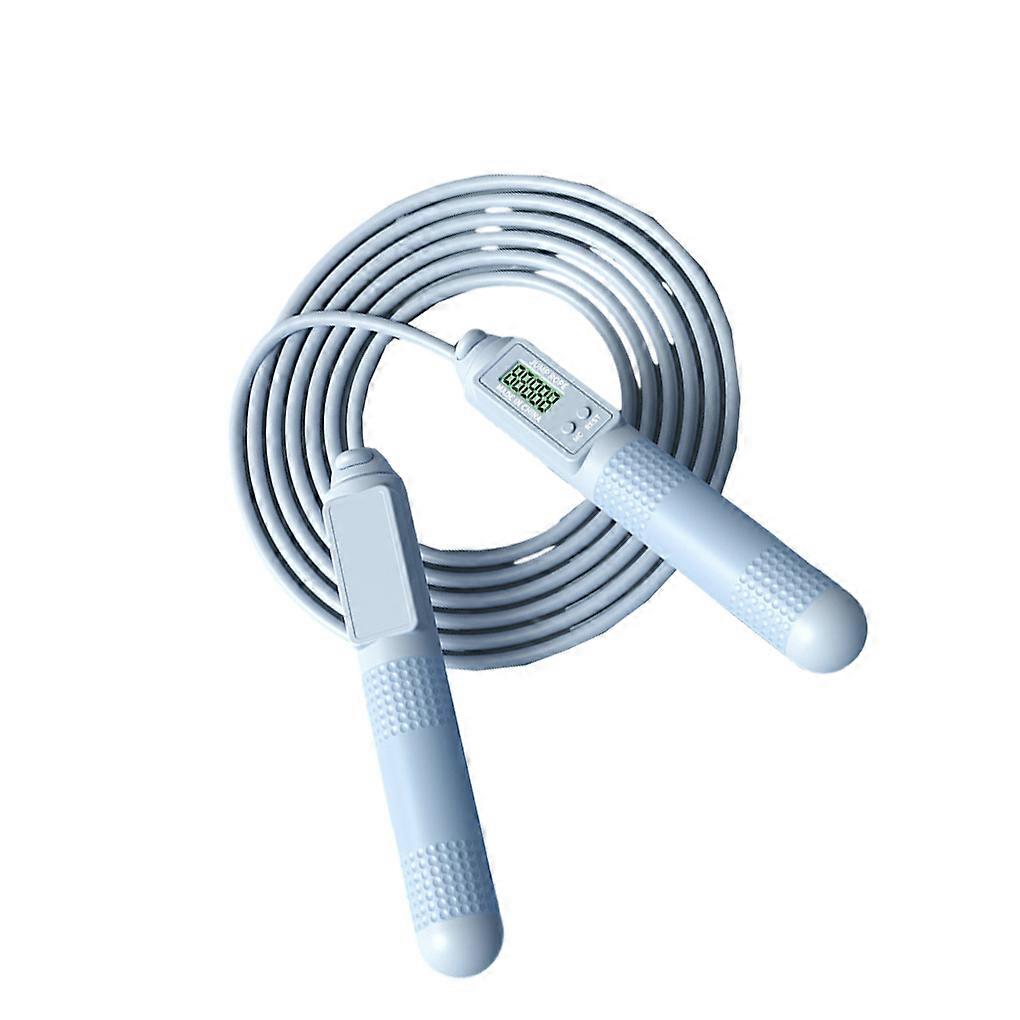PVC Jump Rope Portable Replacement Digital Solid Color Indoor Outdoor Button Control Ergonomic Adjustable Jumping Ropes