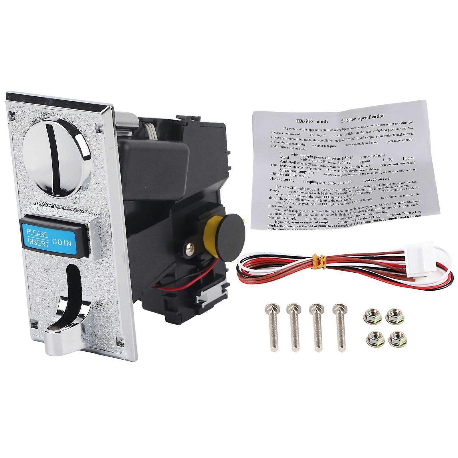Multi Coin Acceptor Selector Slot for Game Mechanism Vending Machine