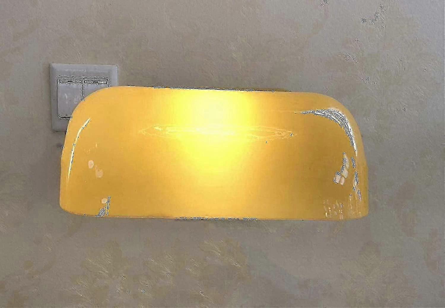 交換用バンカーのランプシェードテーブルランプガラスシェードデスクランプイエロー用マルチカラー交換用ガラスシェードs202412242376