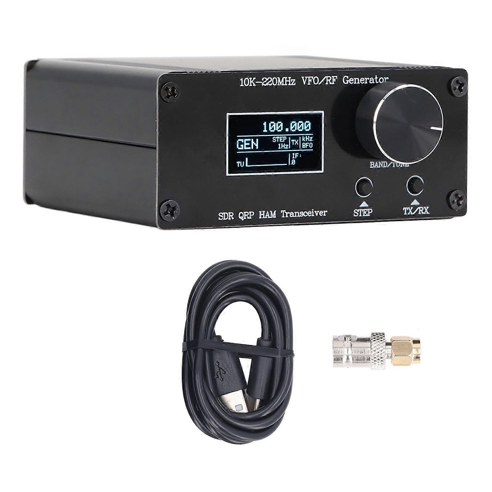 Oscillateur à fréquence variable 10 kHz à 220 MHz, horloge 0,5 ppm, émetteur-récepteur HF SDR QRP haute précision