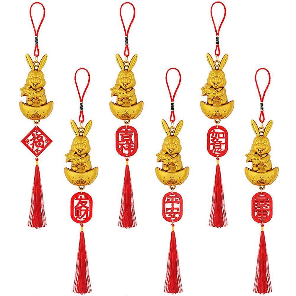 18 Pcs Chinese New Year Pendant Decoration Mixed Style Ideal For Festival Housewarming Events 32CM Size Symbolize Happiness