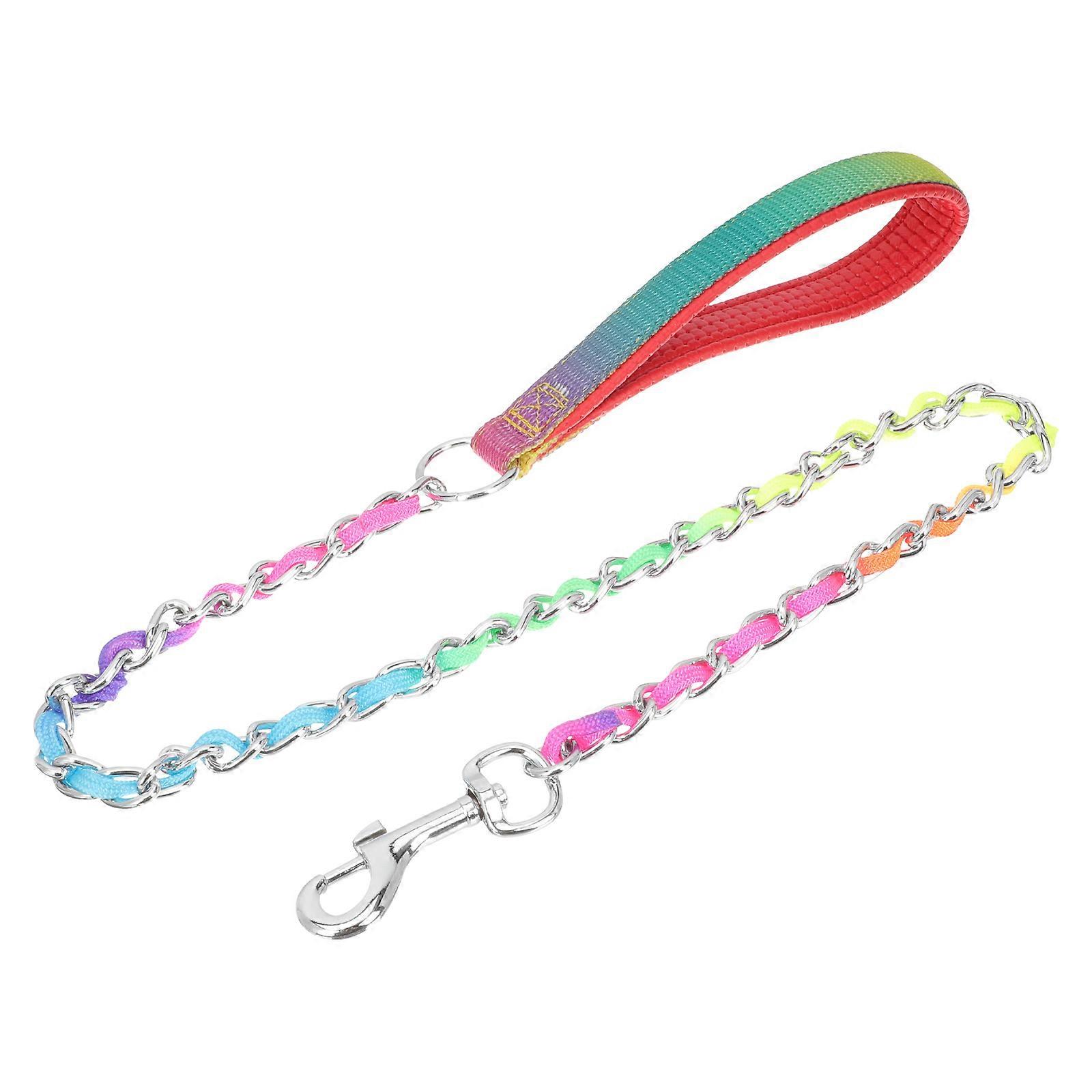 Dog Accessories 2Pcs Professional Chain Leash for Durable Puppy Walking