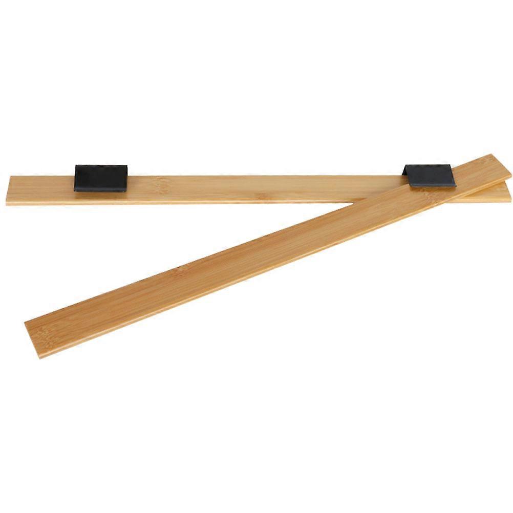 Hanging Poster Display Rod Wood Advertising Pole for 2Pcs Use