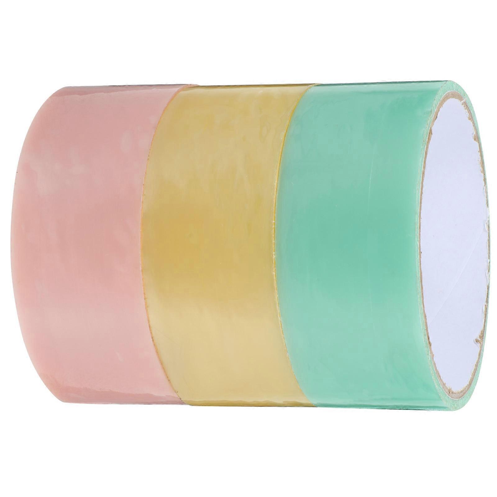 Rolling Sticky Ball Tape Colorful Adhesive Tape for Craft 12 Rolls