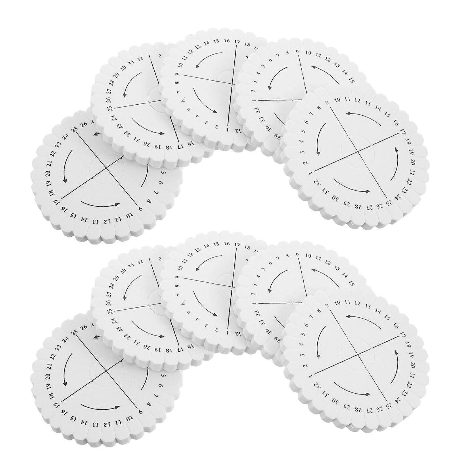 Bracelet Loom Weaving Board Braiding Disk for Craft 10Pcs Kit
