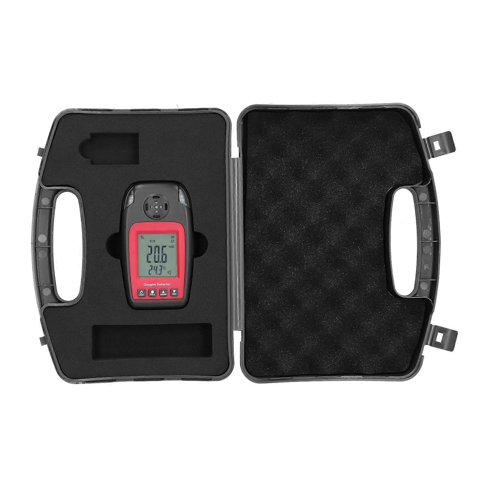 WT8821 Oxygen Monitor O2 Detector Gas Concentration Analyzer with Alarm Meter and Oxygen Sensor for Accurate Gas Detection