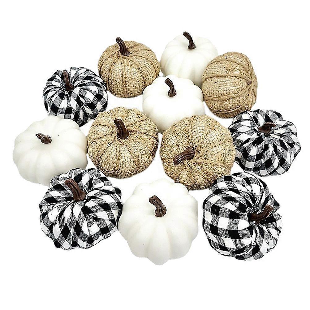 Halloween Pumpkin Foams Pumpkins Decoration for 12Pcs Assorted Color Props