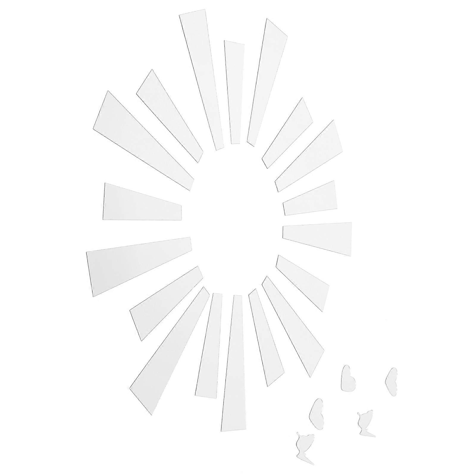 Wall Decorative Stickers Acrylic Mirror Decals for Room 1Set