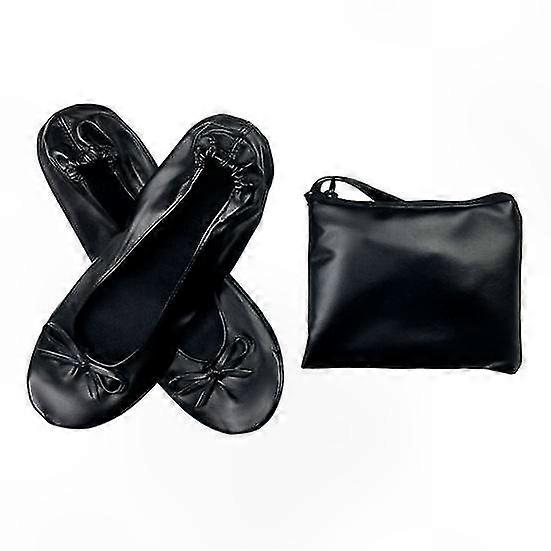 Soft Foldable Ballet Slippers with Bag for Yoga Dance Practice