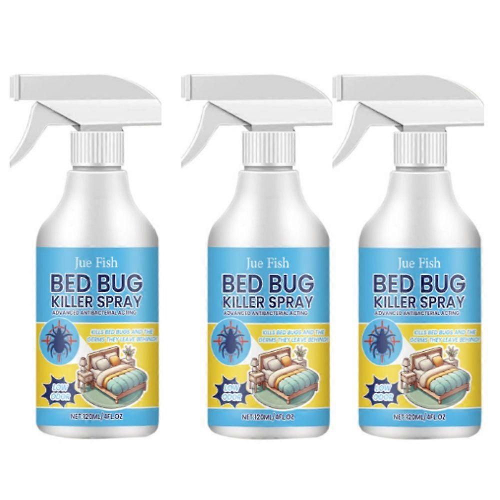 3 stks Bed Bug Spray Remover Bed Sheet Sofa BedBug Removal Voorkom Vlooien En Bed Bug Bites