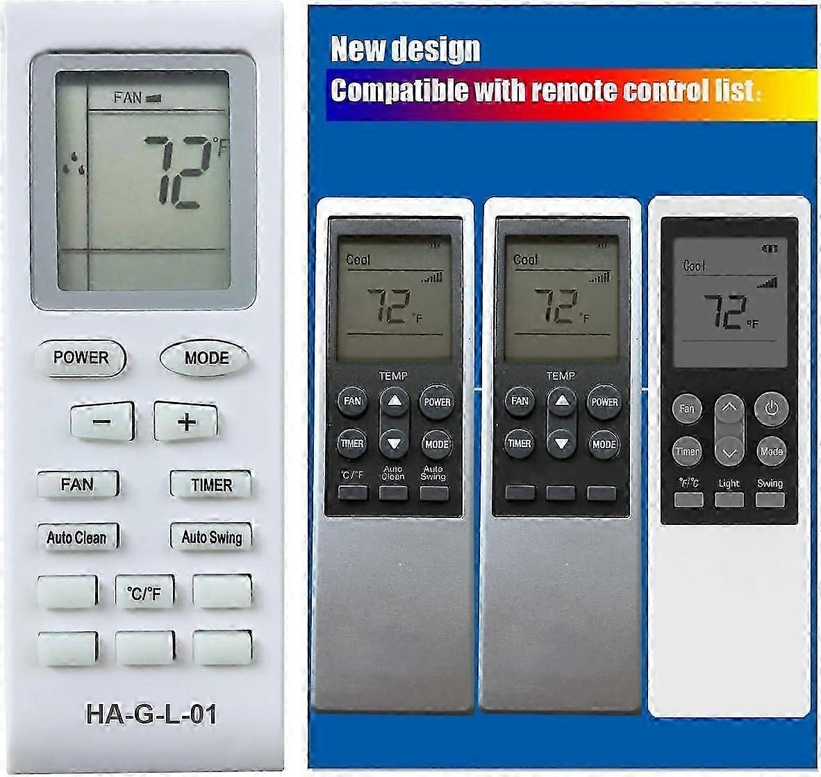 HA-G-L-01 Replacement for LG Portable Air Conditioner Remote Control COV30332904