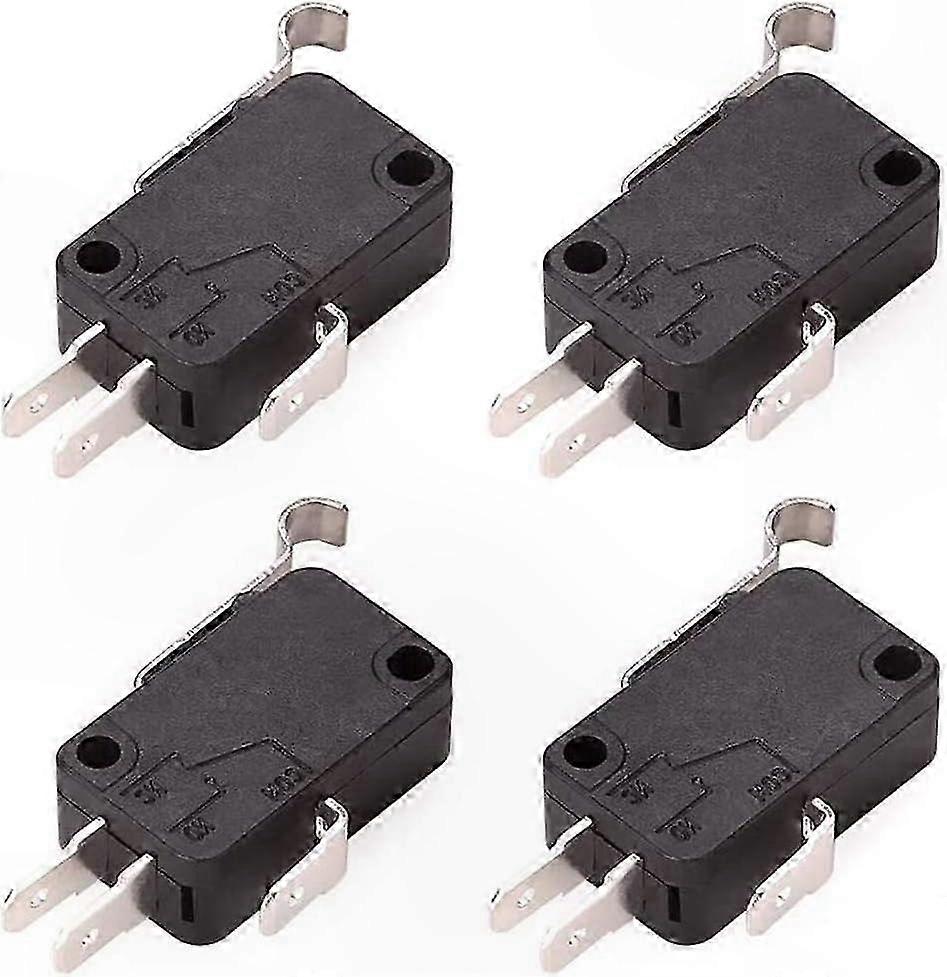 4-Pack Micro Switches for Golf Carts, Compatible with 2 & 3 Prong Systems, Replacement Part for Club Car DS and Precedent Models