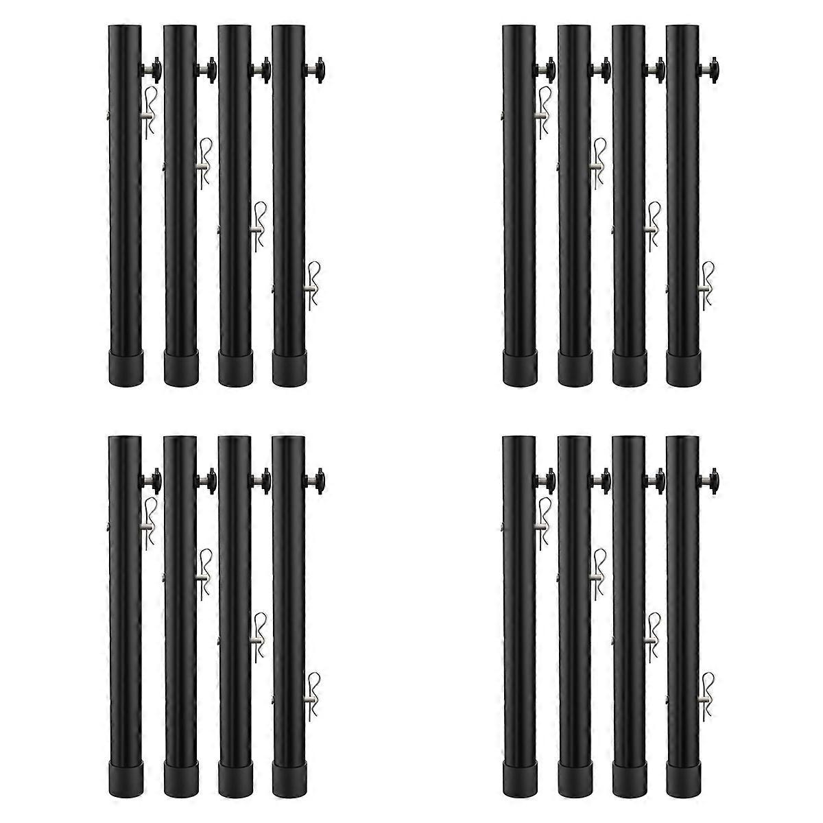 Table for Folding Straight/Bent Leg, Heights Adjustable Risers - 4PCS