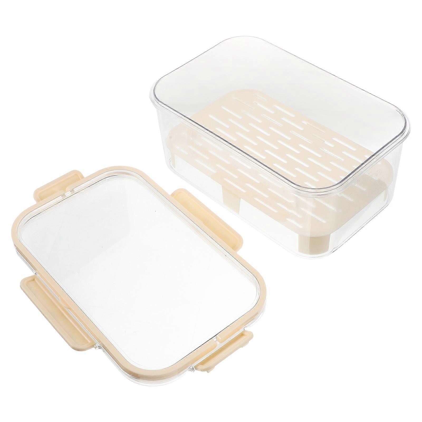 Lunch Containers for Adults 3Pcs Berry Keeper Container for Fridge Portable Box